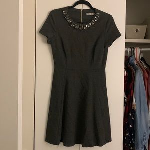 Eliza J jewel neckline dress